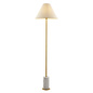 Oslo - Scandi Brass and Marble Floor Lamp