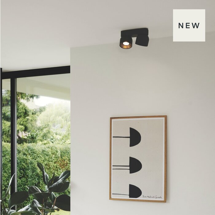 Petiole - Adjustable Tilt Spot Light - 2 Light - Black