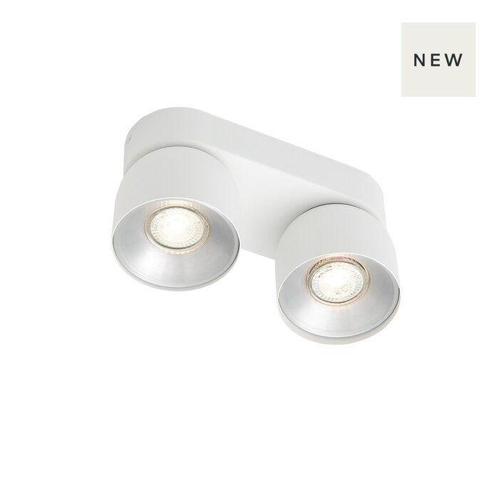 Petiole - Adjustable Tilt Spot Light - 2 Light - White