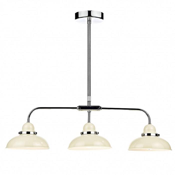 Retro Cream 3 Light Bar Pendant
