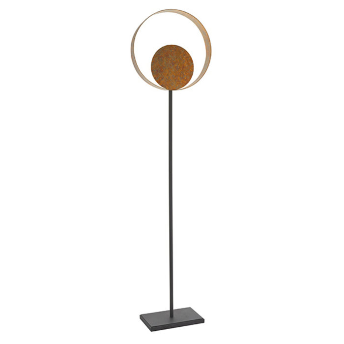 Ripon - Dappled Copper & Bronze Floor Light