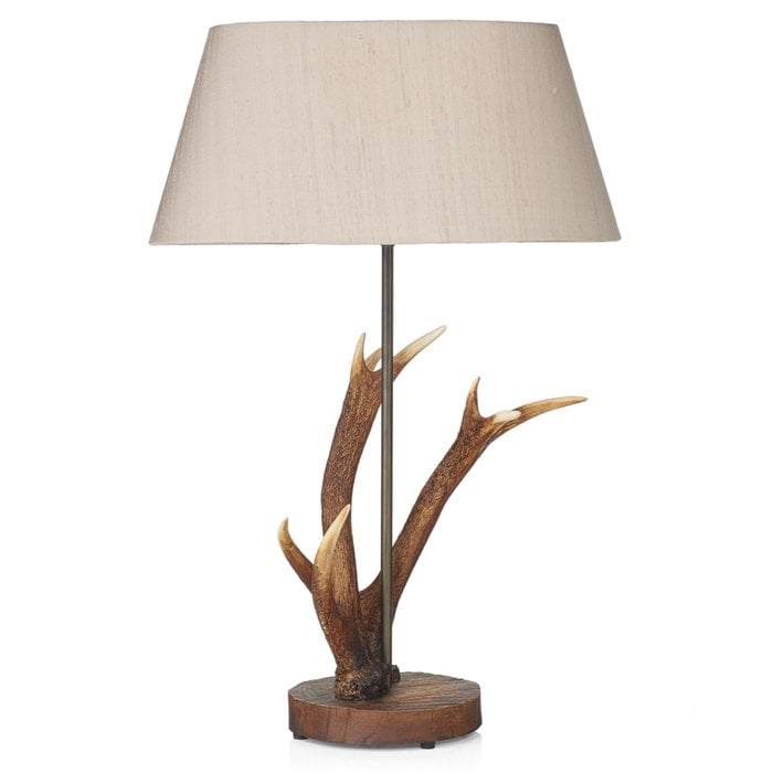 Rustic Antler Table Lamp - David Hunt