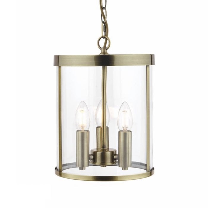 Selbourne – Antique Brass Lantern Ceiling Light – Laura Ashley