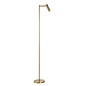 Stanbury - Adjustable Reader Floor Lamp - Brass