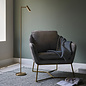 Stanbury - Adjustable Reader Floor Lamp - Brass