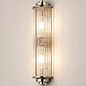 Tai - Two Light Wall Light with Glass Rods - Antique Brass