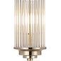 Tai - Two Light Wall Light with Glass Rods - Antique Brass