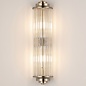 Tai - Two Light Wall Light with Glass Rods - Antique Brass