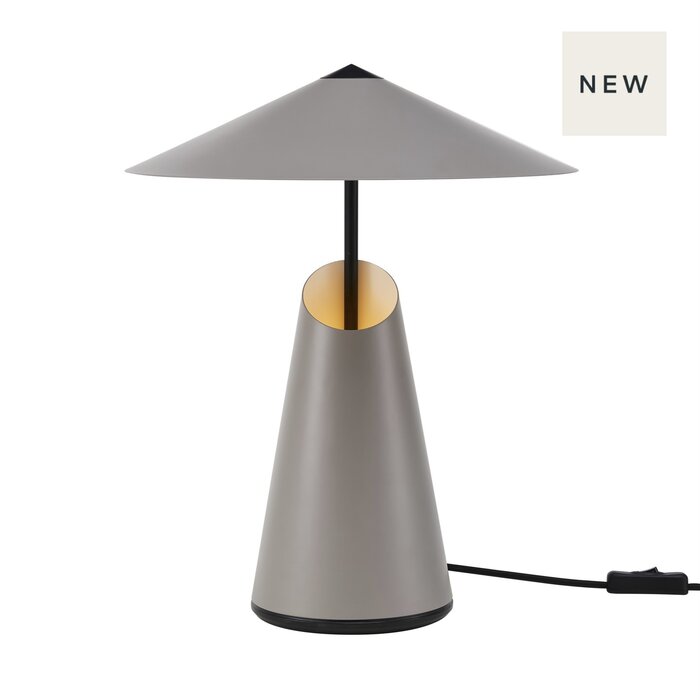 Taid - Scandi Conical Table Lamp - Brown