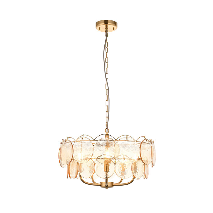 Tavira - Champagne Glass Modern Chandelier - 5 Light - Large