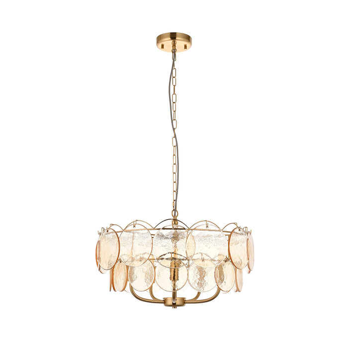 Tavira - Champagne Glass Modern Chandelier - 5 Light - Large