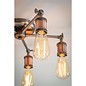 Vintage - 5 Light Semi Flush Fitting