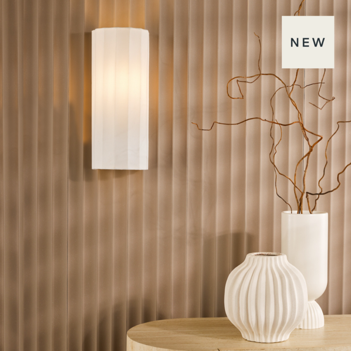 Drift -  Scalloped Minimalist Wall Light