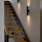 Elva -  Black Scandi Up and Down Wall Light