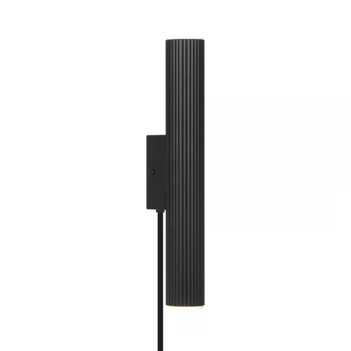 Elva -  Black Scandi Up and Down Wall Light