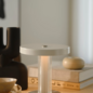 Luma - Rechargeable Cordless Table Lamp - White & Glass