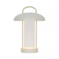 Lumi - Rechargeable Cordless Table Lamp - Beige & Brass
