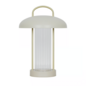 Lumi - Rechargeable Cordless Table Lamp - Beige & Brass