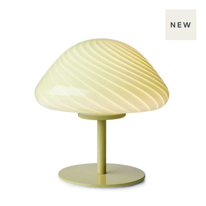 Malvina - Mini Mushroom Table Lamp - Olive