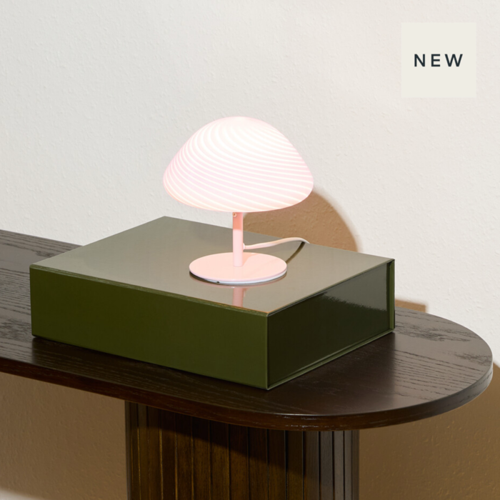 Malvina - Mini Mushroom Table Lamp - Pink