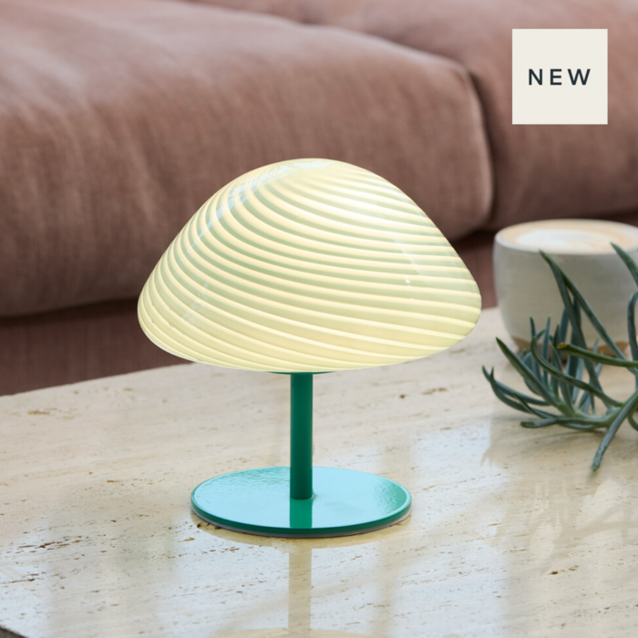 Malvina - Mini Mushroom Table Lamp - Turquoise