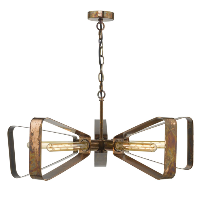 Savanna - Large Industrial Oiled Copper Feature Light